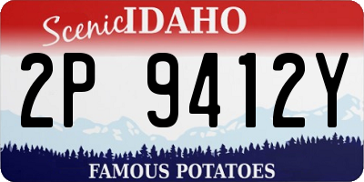 ID license plate 2P9412Y