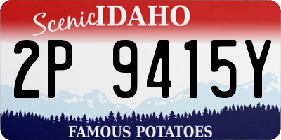 ID license plate 2P9415Y