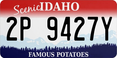 ID license plate 2P9427Y