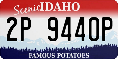 ID license plate 2P9440P