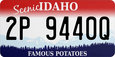 ID license plate 2P9440Q