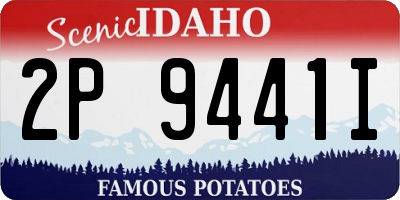 ID license plate 2P9441I