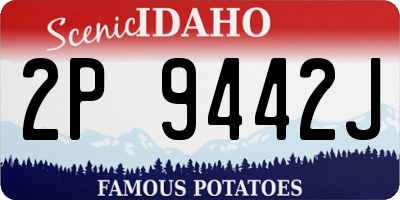 ID license plate 2P9442J