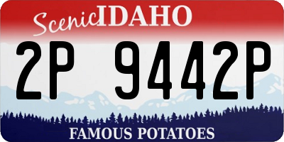 ID license plate 2P9442P