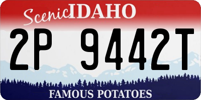 ID license plate 2P9442T