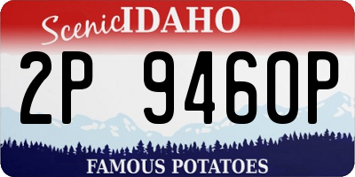 ID license plate 2P9460P