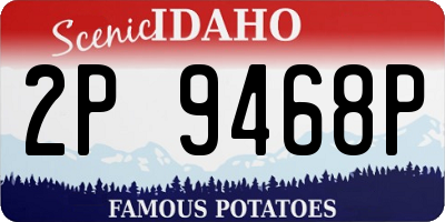 ID license plate 2P9468P