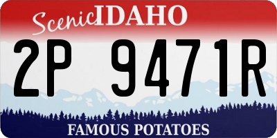 ID license plate 2P9471R