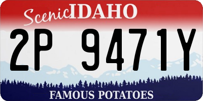 ID license plate 2P9471Y