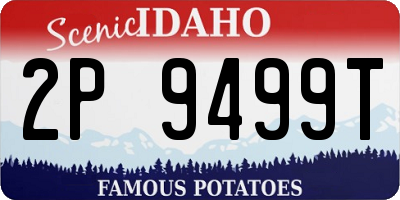ID license plate 2P9499T
