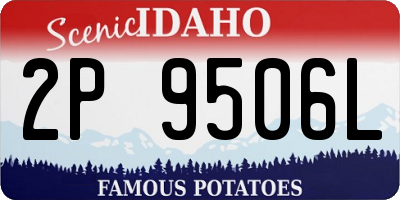ID license plate 2P9506L