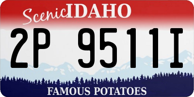 ID license plate 2P9511I