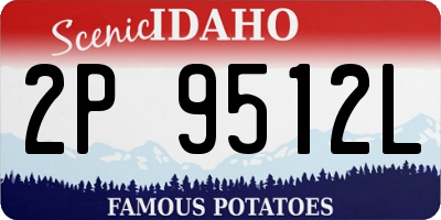 ID license plate 2P9512L