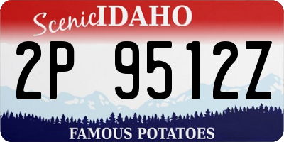 ID license plate 2P9512Z