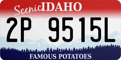 ID license plate 2P9515L