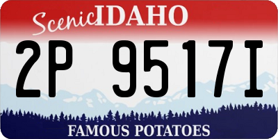 ID license plate 2P9517I