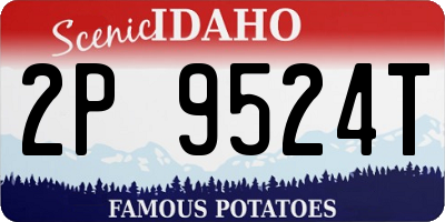 ID license plate 2P9524T