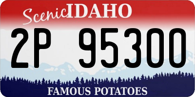 ID license plate 2P9530O