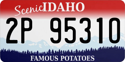 ID license plate 2P9531O