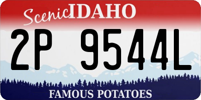 ID license plate 2P9544L