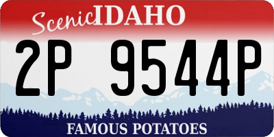 ID license plate 2P9544P