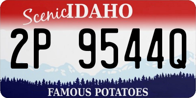 ID license plate 2P9544Q