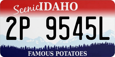 ID license plate 2P9545L