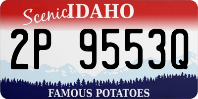 ID license plate 2P9553Q