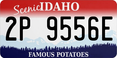 ID license plate 2P9556E