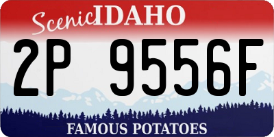ID license plate 2P9556F