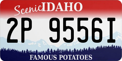 ID license plate 2P9556I