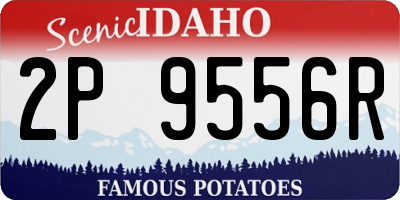 ID license plate 2P9556R