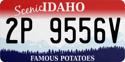 ID license plate 2P9556V