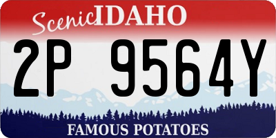 ID license plate 2P9564Y