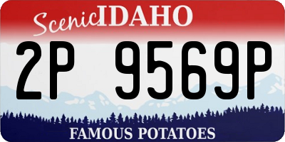 ID license plate 2P9569P