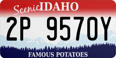 ID license plate 2P9570Y