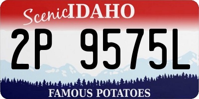 ID license plate 2P9575L