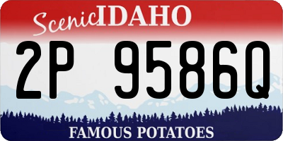 ID license plate 2P9586Q