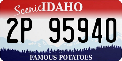 ID license plate 2P9594O