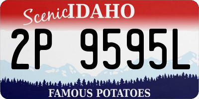 ID license plate 2P9595L