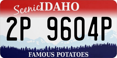 ID license plate 2P9604P