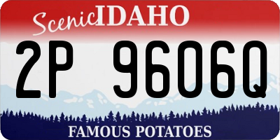 ID license plate 2P9606Q