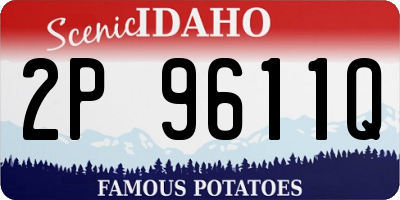 ID license plate 2P9611Q