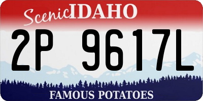 ID license plate 2P9617L