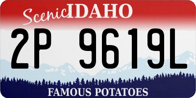 ID license plate 2P9619L