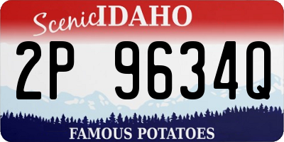 ID license plate 2P9634Q