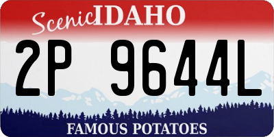 ID license plate 2P9644L