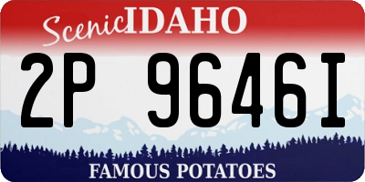 ID license plate 2P9646I