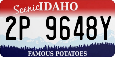 ID license plate 2P9648Y
