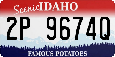 ID license plate 2P9674Q